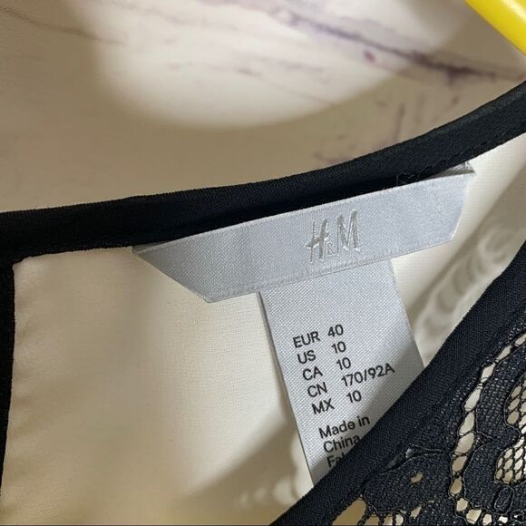 H&M size white size 10 top - Picture 3 of 4